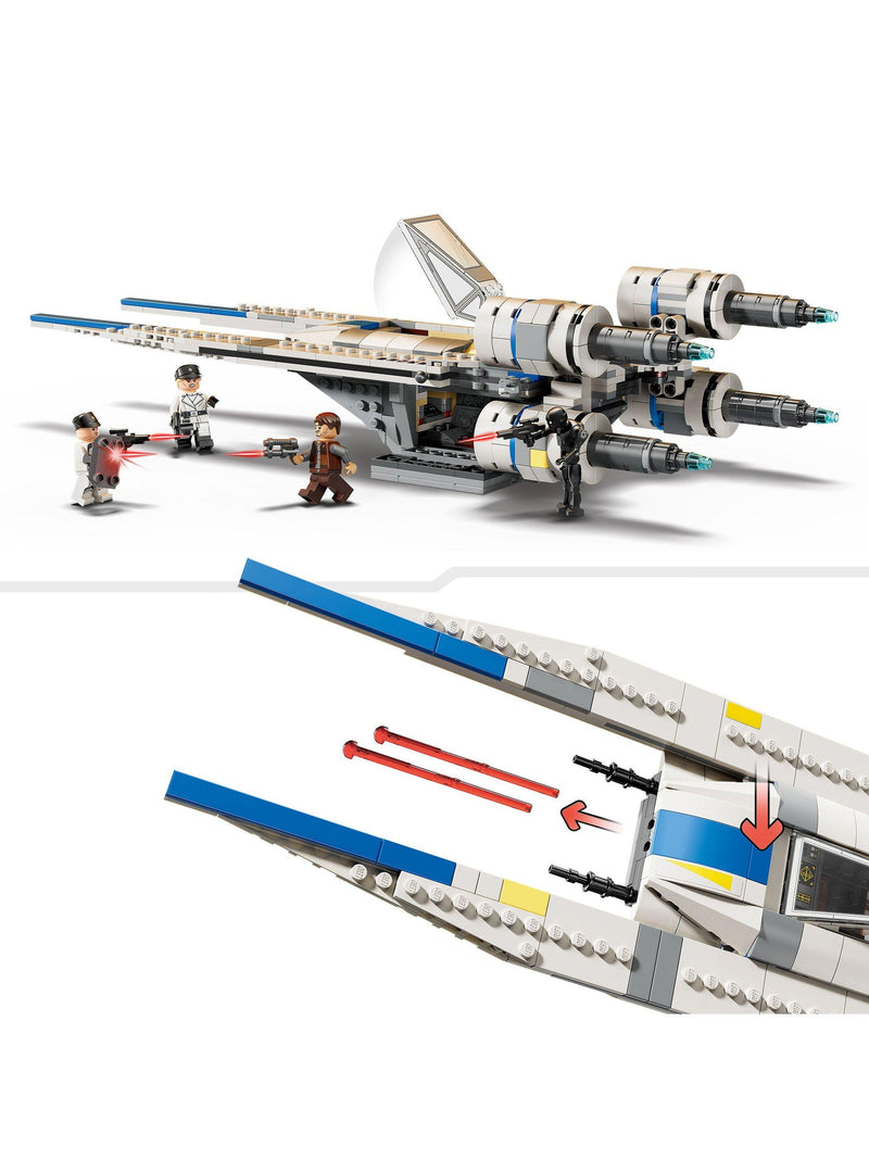 LEGO Star Wars Andor Rebel U-Wing Starfighter building toy set, UK version