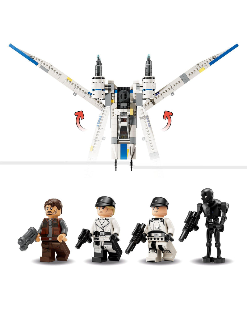 LEGO Star Wars Andor Rebel U-Wing Starfighter building toy set, UK version