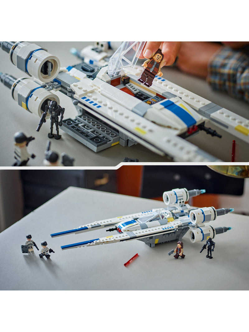 LEGO Star Wars Andor Rebel U-Wing Starfighter building toy set, UK version