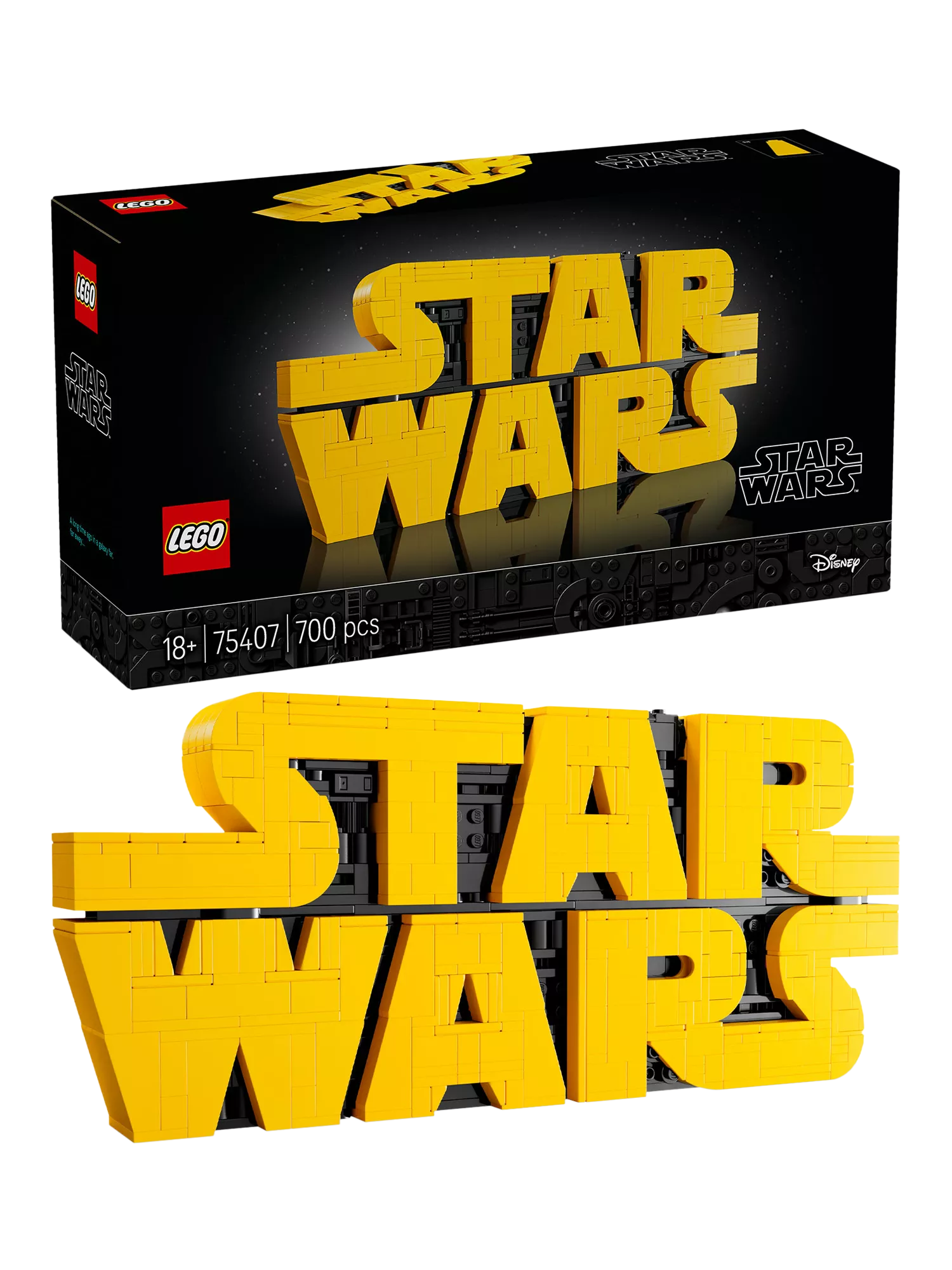 LEGO Star Wars 75407 Brick-Built Star Wars Logo Sign Set