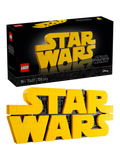 LEGO Star Wars 75407 Brick-Built Star Wars Logo Sign Set