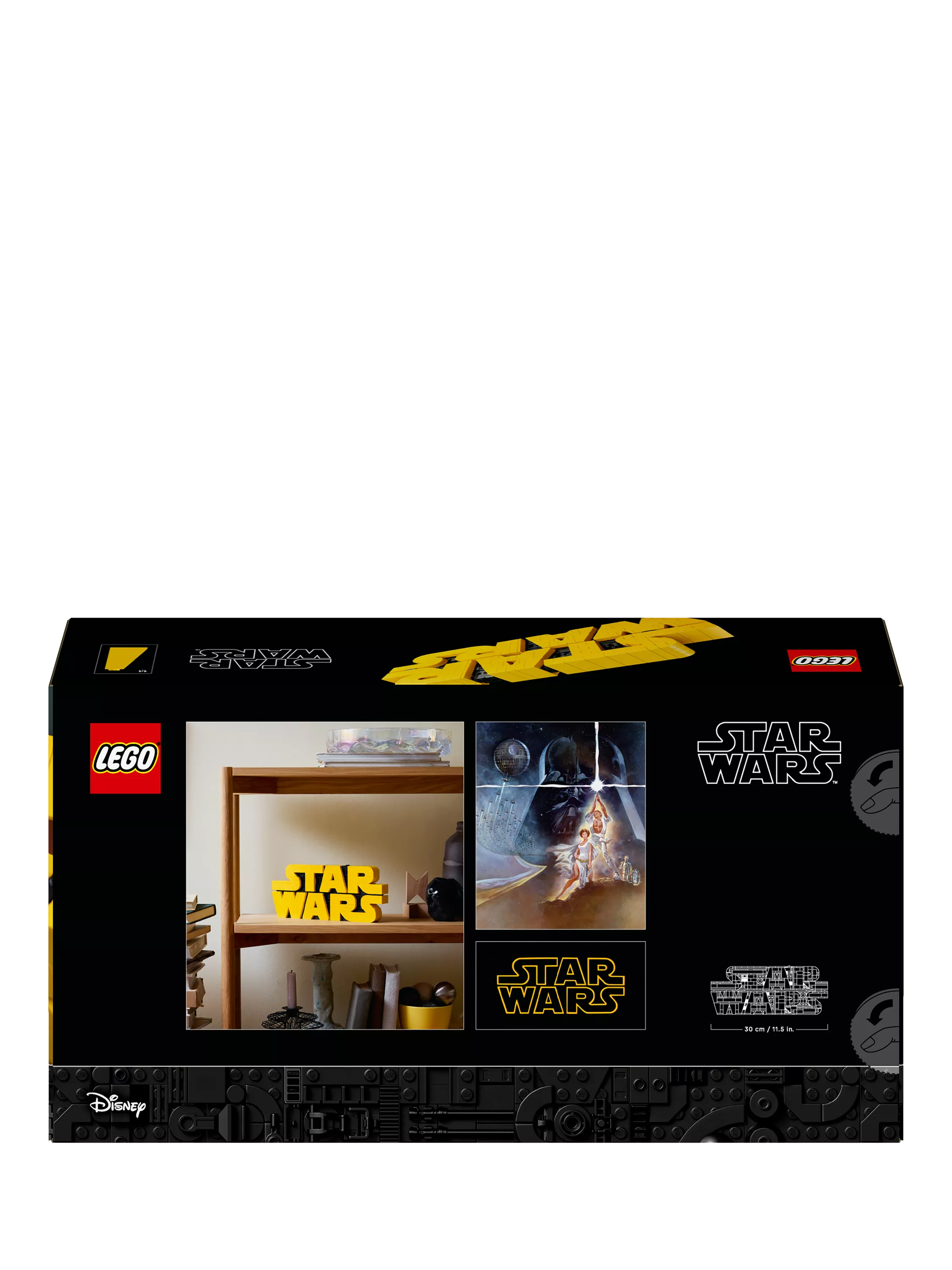 LEGO Star Wars brick-built logo sign building set, UK version
