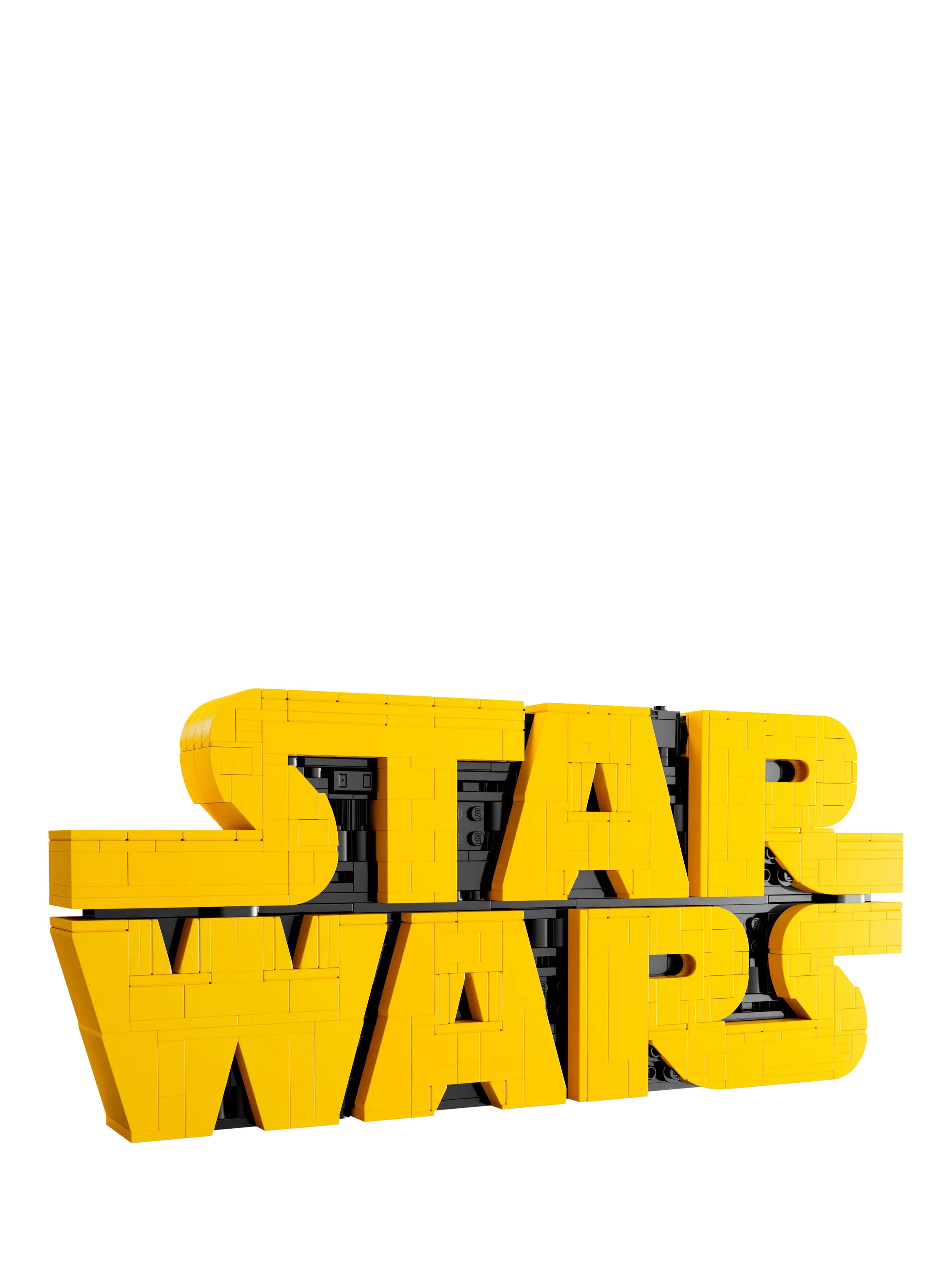 LEGO Star Wars brick-built logo sign building set, UK version