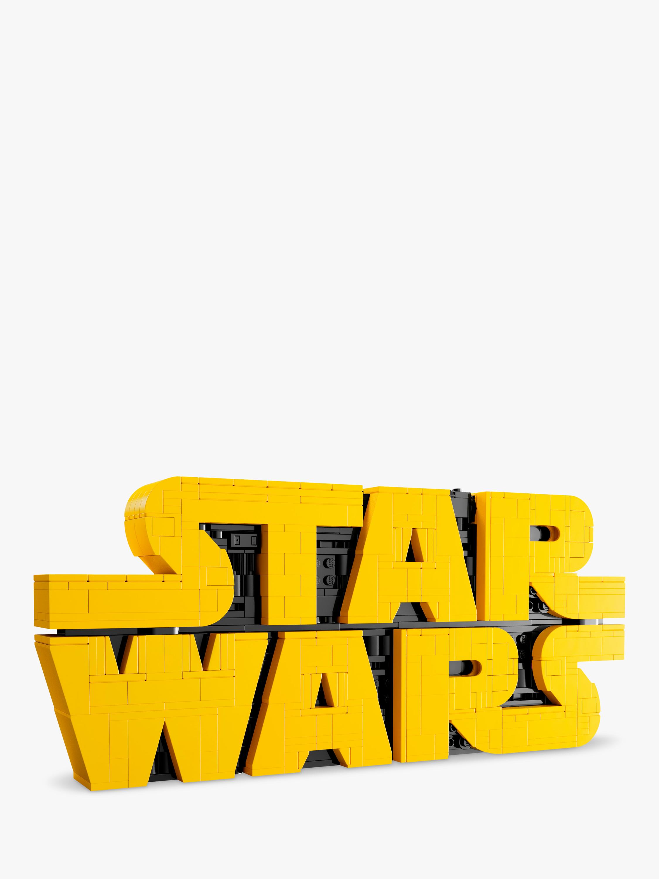 LEGO Star Wars 75407 Brick-Built Star Wars Logo Sign Set