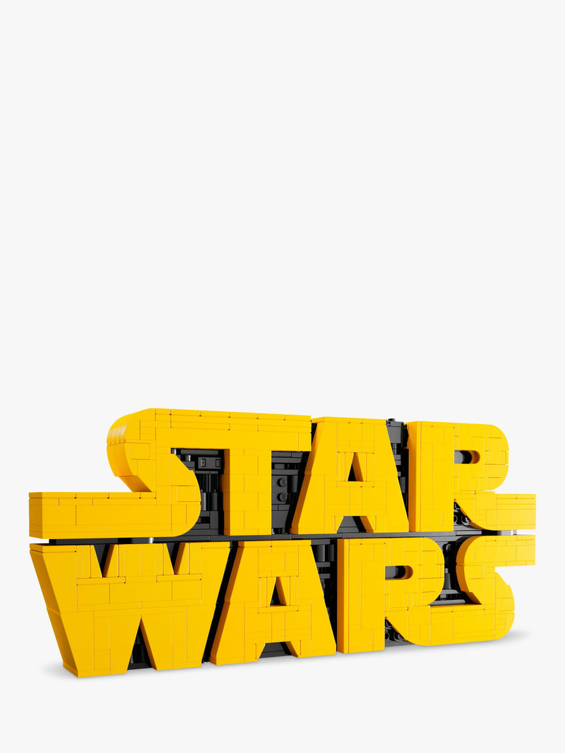 LEGO Star Wars 75407 Brick-Built Star Wars Logo Sign Set