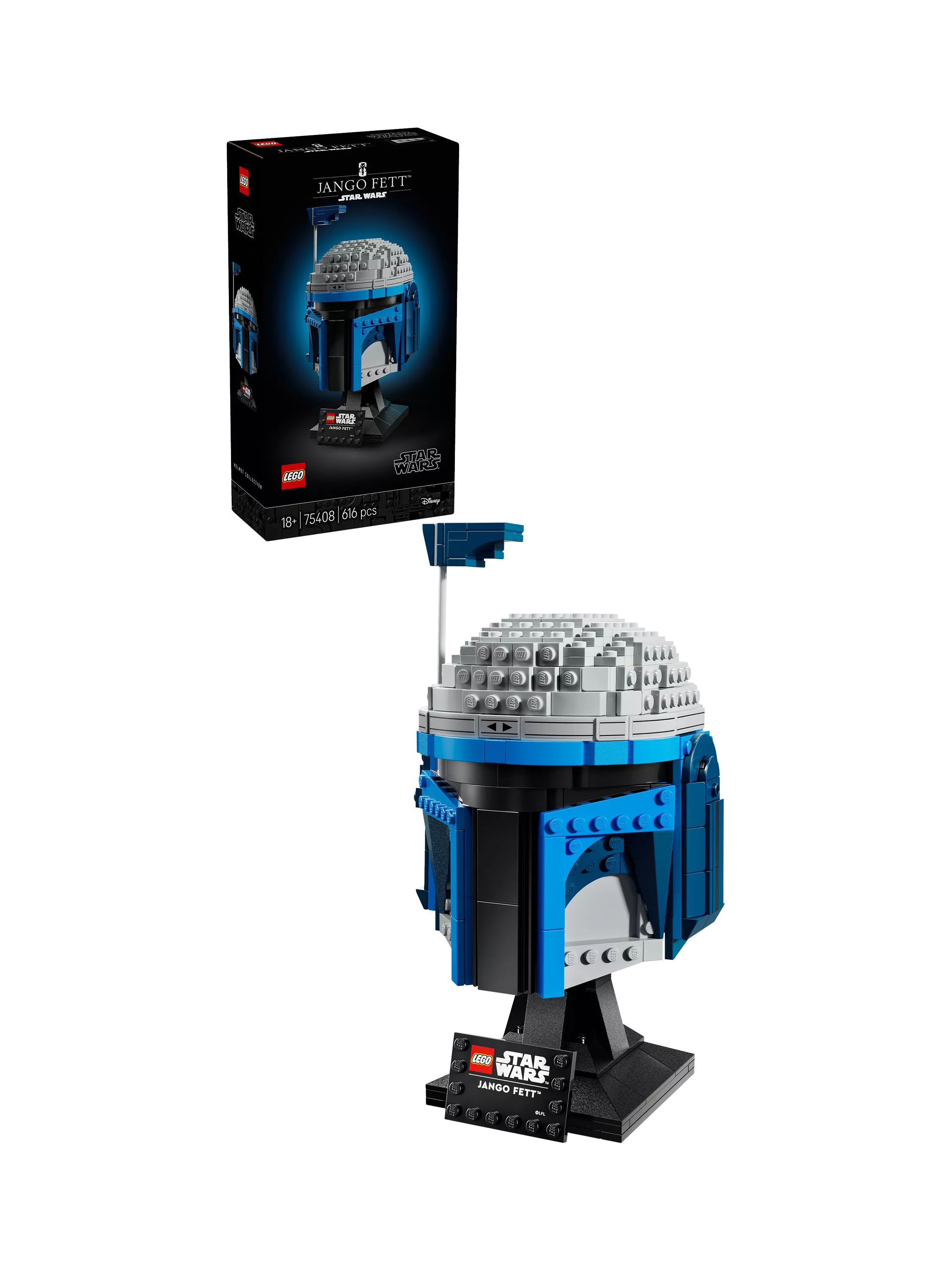 LEGO Star Wars Jango Fett Helmet 75408, UK version