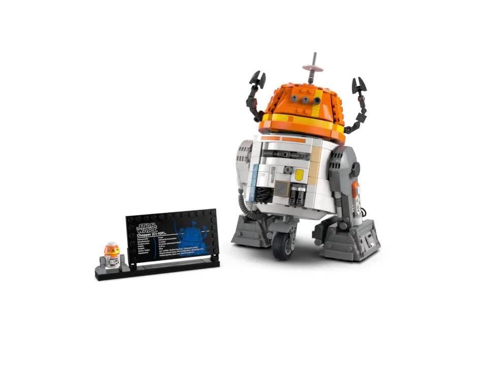 LEGO Star Wars Chopper C1-10P astromech droid building set 1039 pieces, UK version