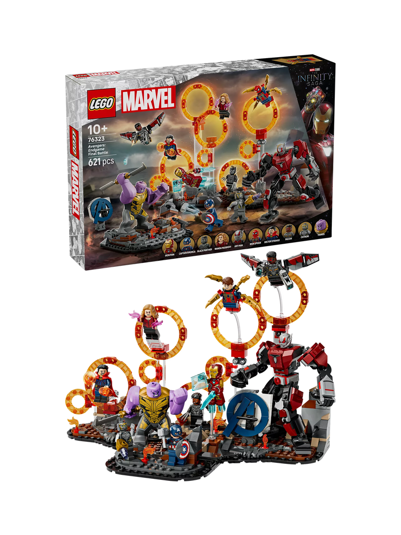 LEGO Marvel Avengers Endgame Final Battle building set 621 pieces, UK version