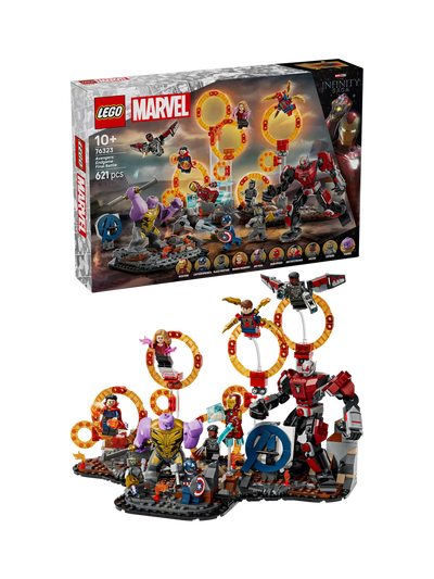 John Lewis LEGO Marvel 76323 Avengers Endgame Endkampf Bauset 621 Teile - Online bei McGrocer kaufen