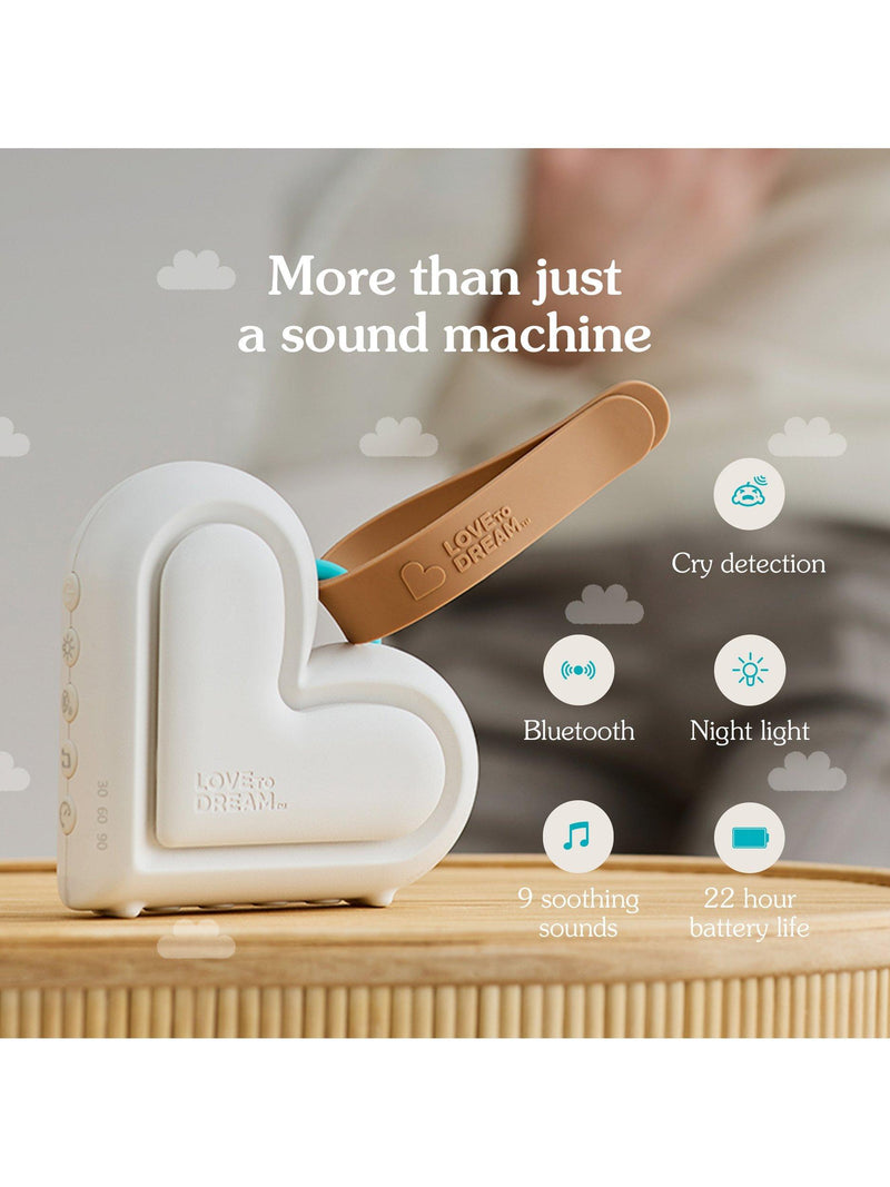 Love to Dream baby sleep machine with nightlight and sounds, imported from the UK