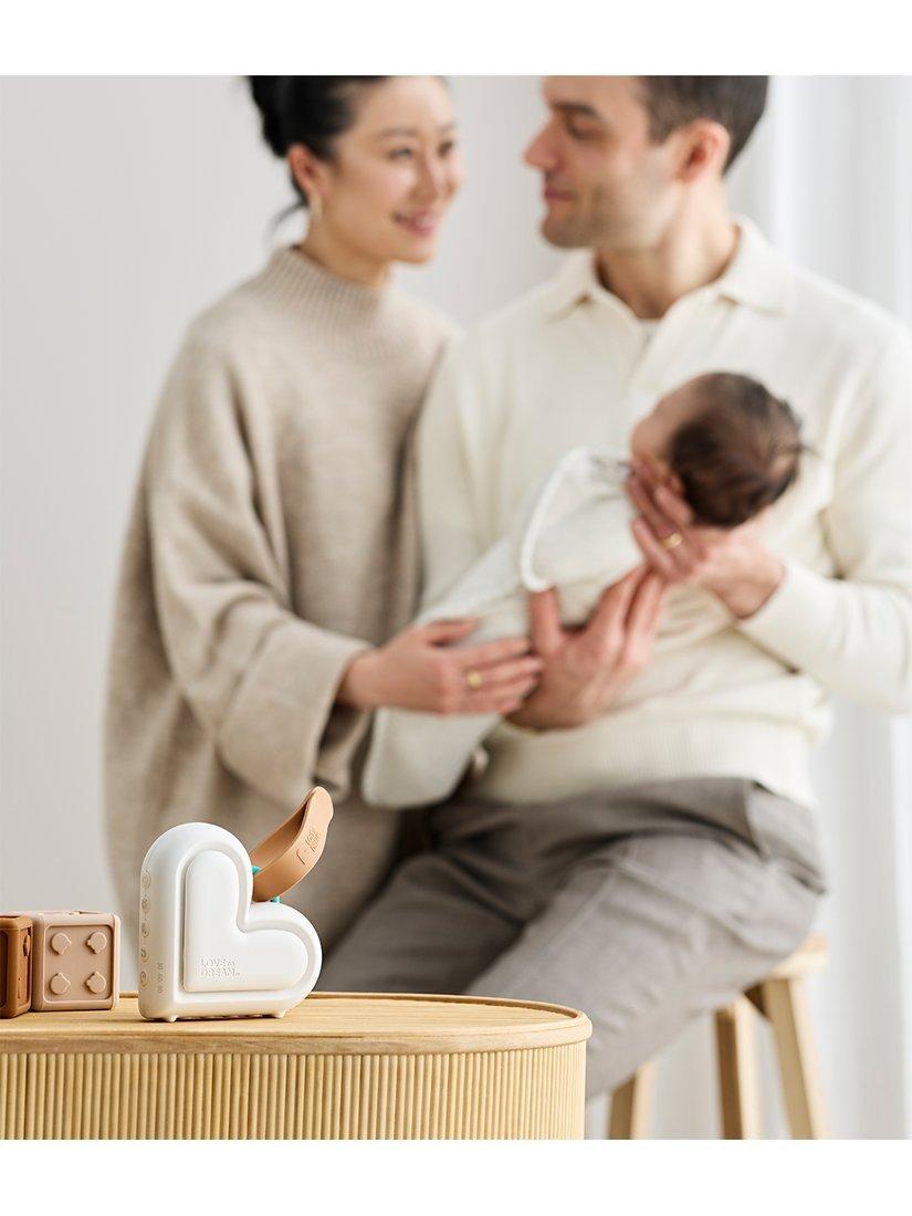 Love to Dream baby sleep machine with nightlight and sounds, imported from the UK