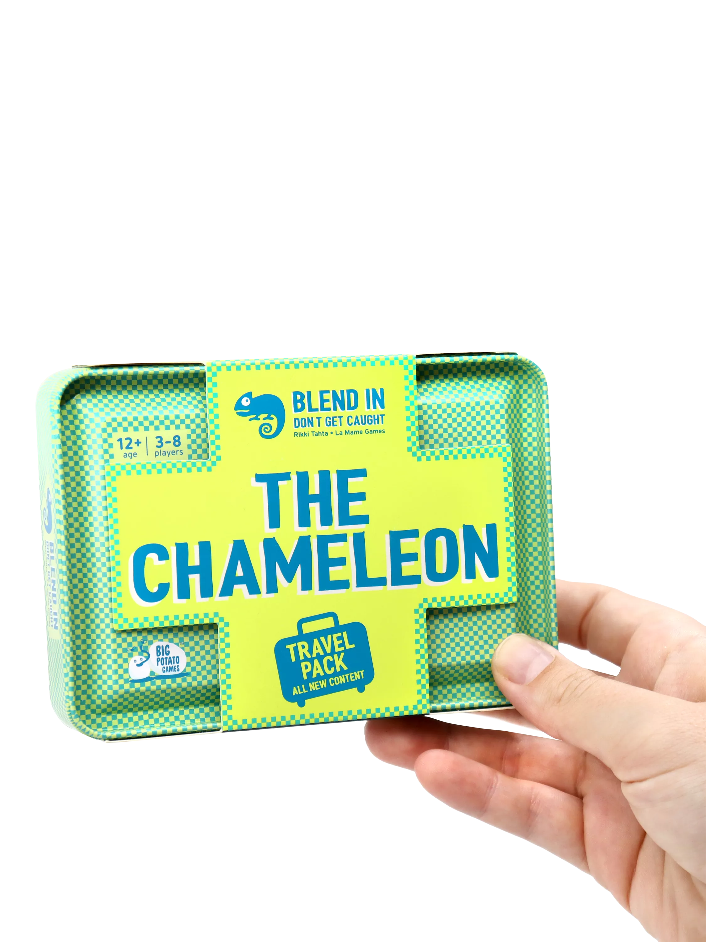 Big Potato Chameleon travel game compact tin, imported from the UK