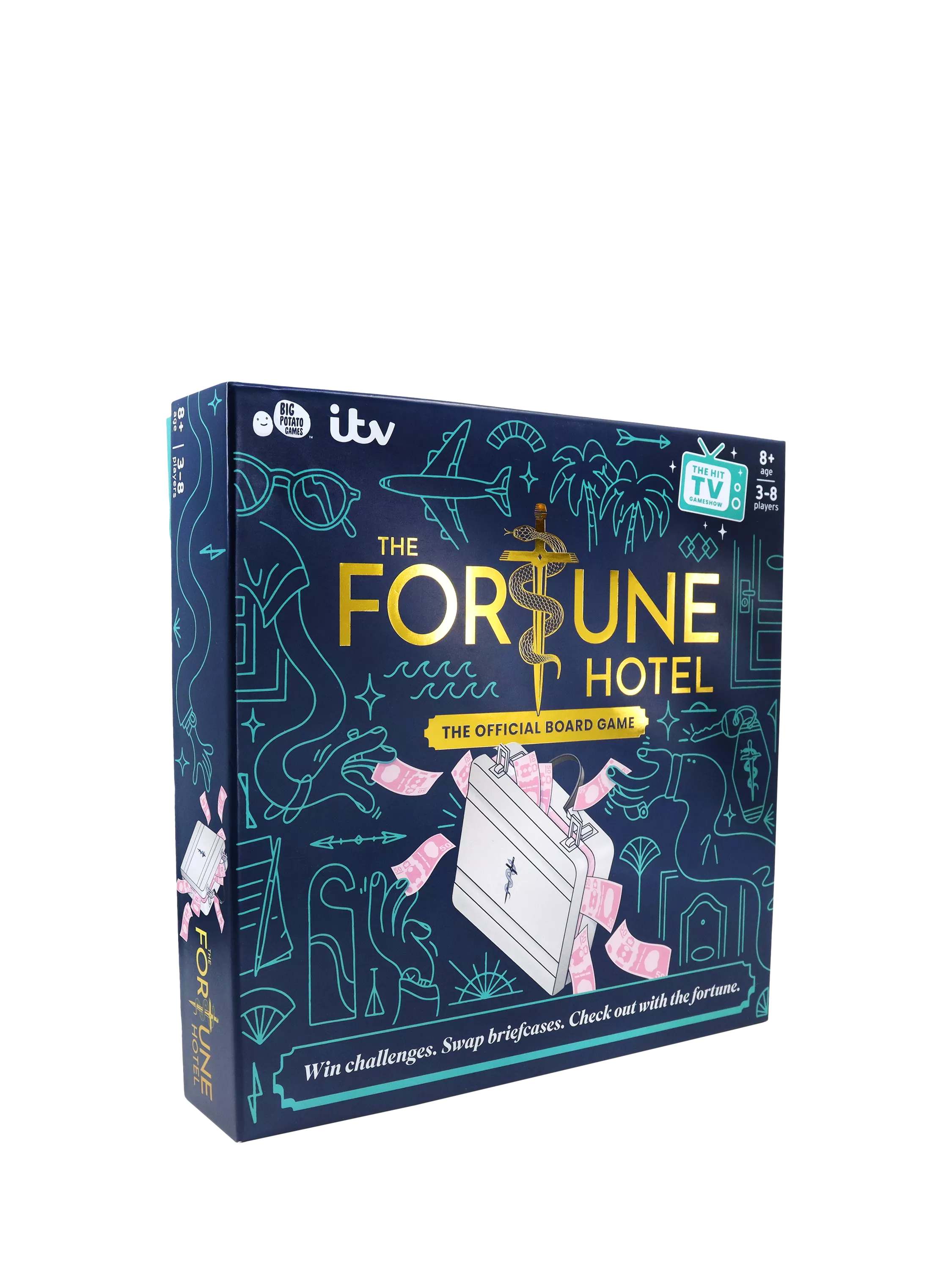 Big Potato Fortune Hotel board game - British product