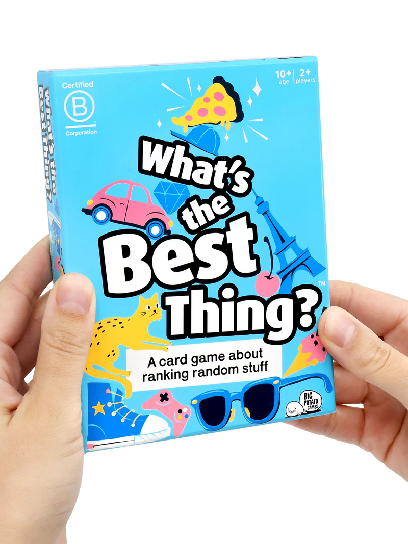 Big Potato party game What's The Best Thing - British product