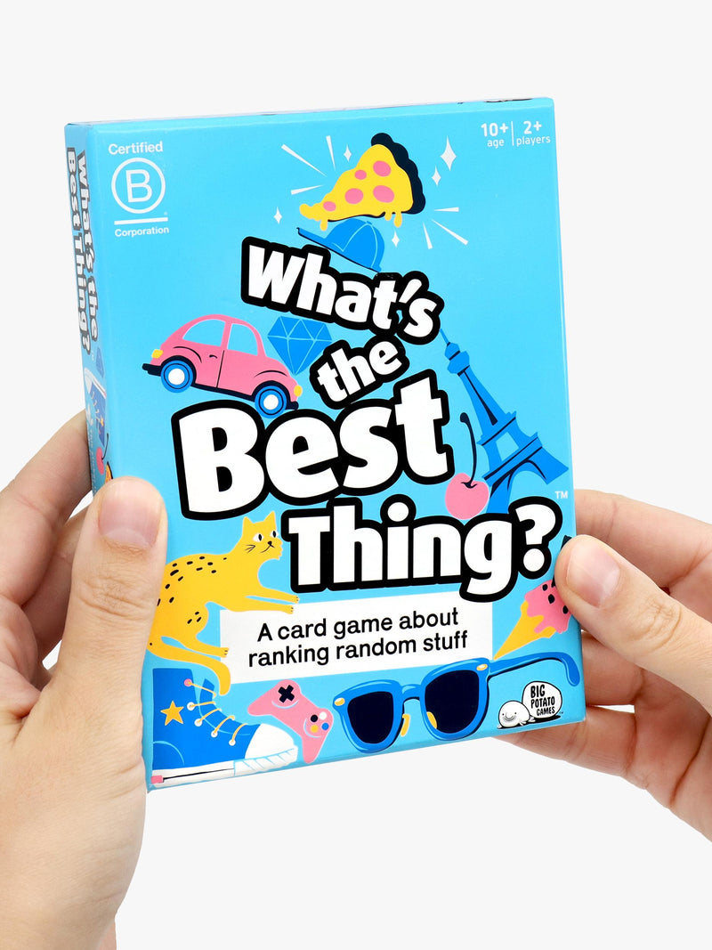 Big Potato party game What's The Best Thing - British product
