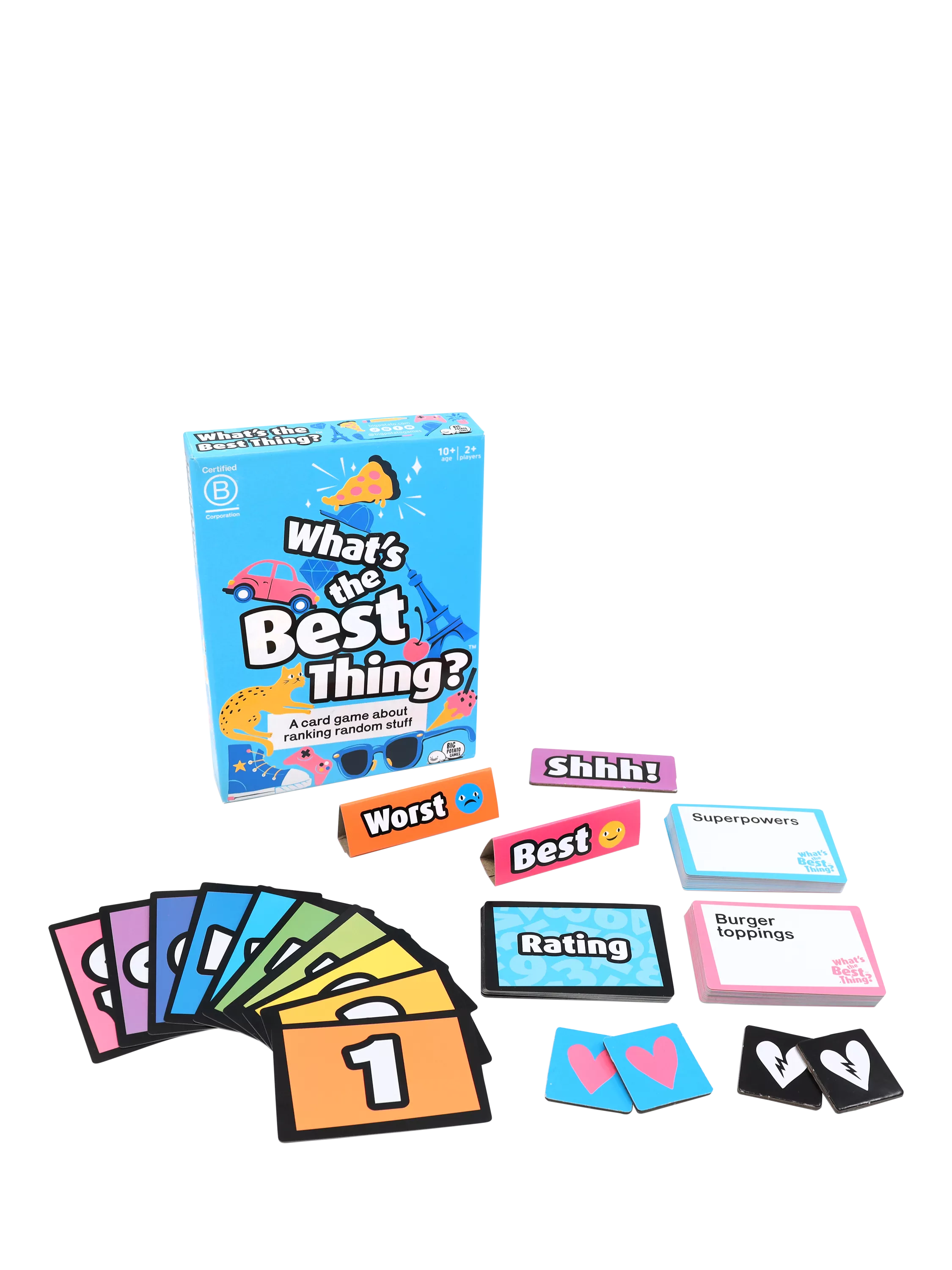 Big Potato party game What's The Best Thing - British product