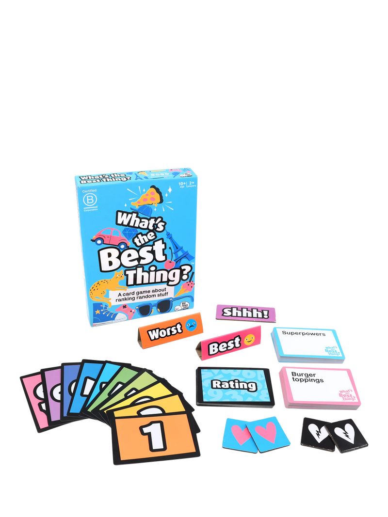 Big Potato party game What's The Best Thing - British product