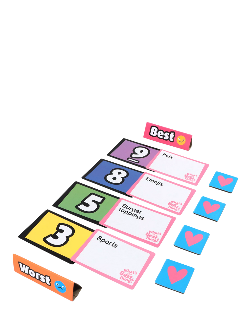 Big Potato party game What's The Best Thing - British product