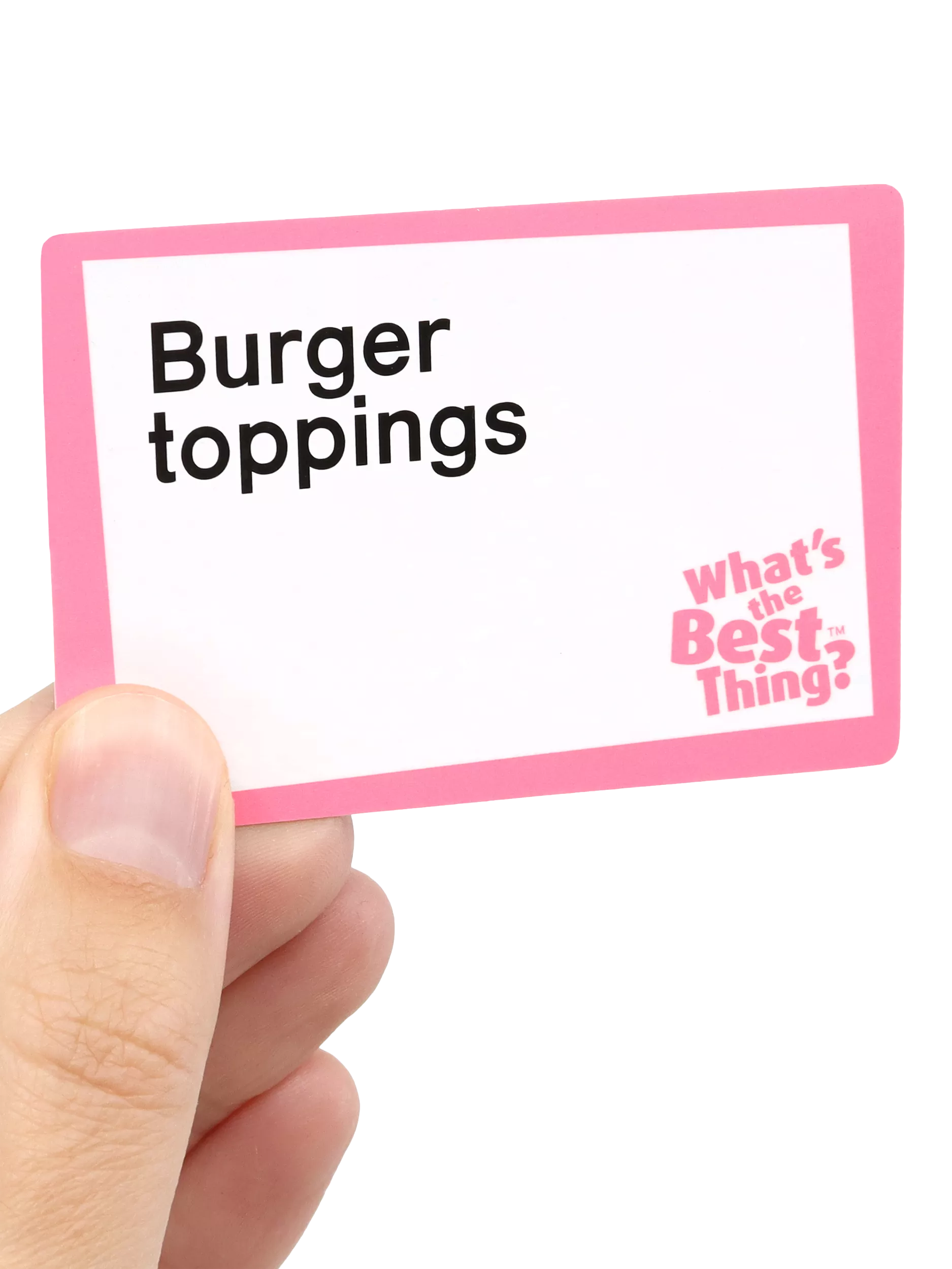 Big Potato party game What's The Best Thing - British product