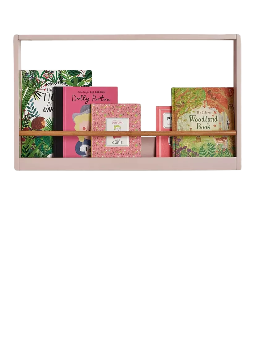 Great Little Trading Co Nightingale Bookshelf in chalk pink, UK version