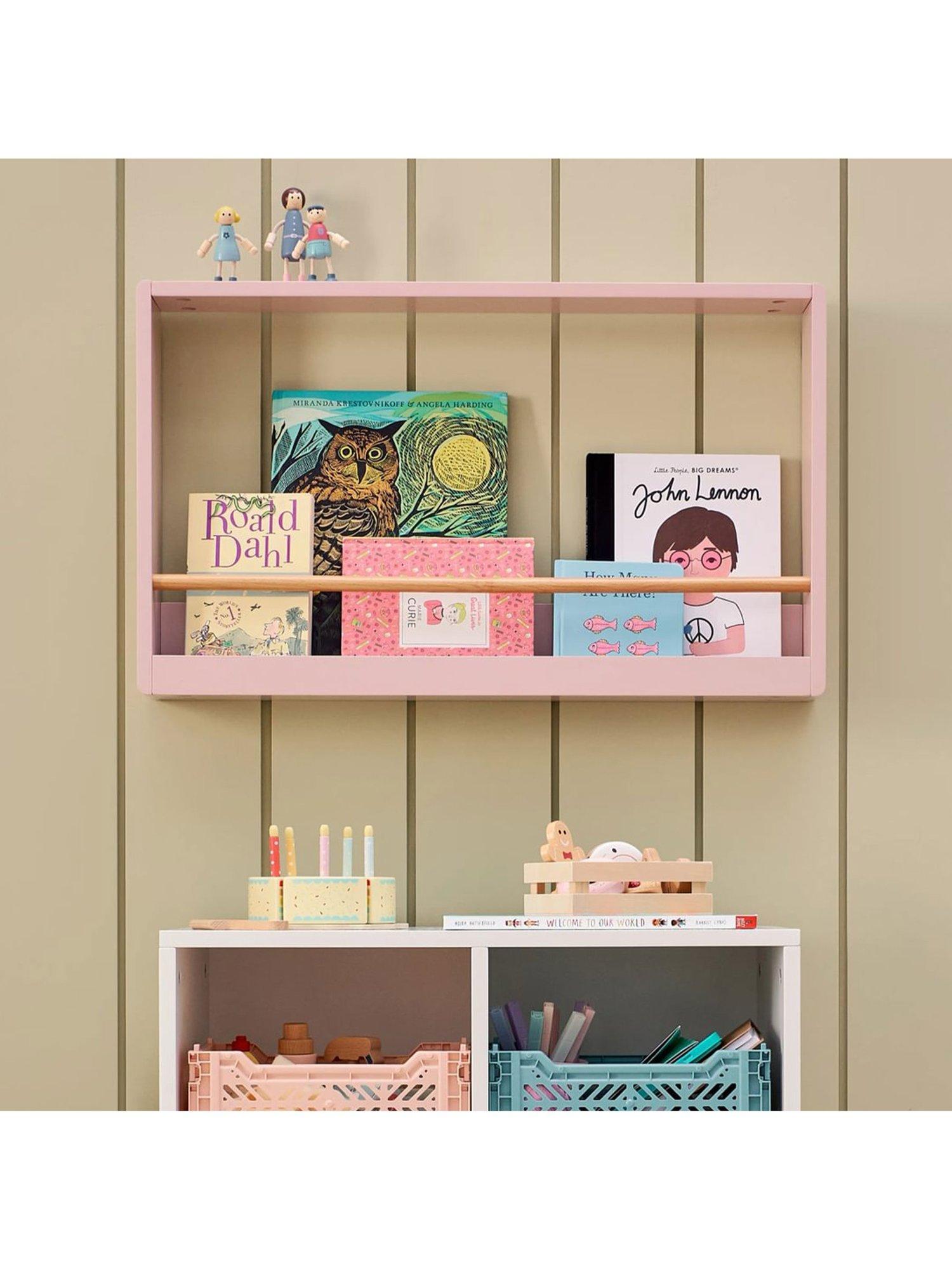 Great Little Trading Co Nightingale Bookshelf in chalk pink, UK version
