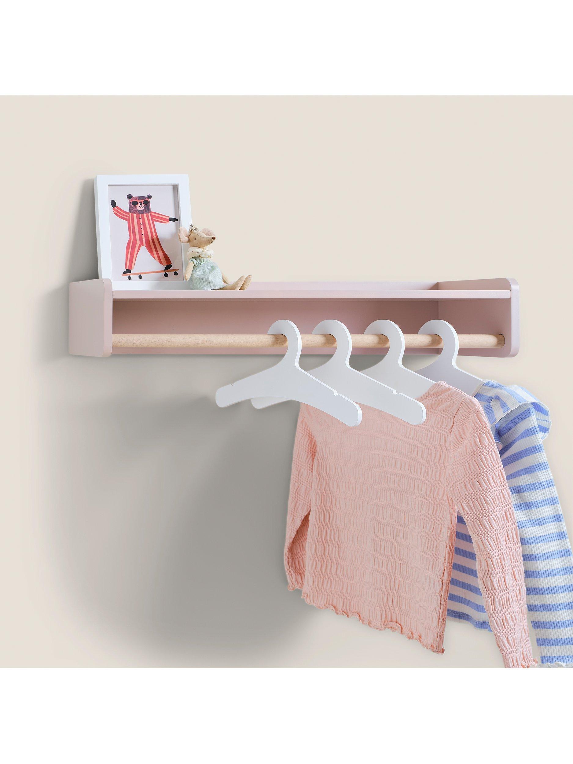 Great Little Trading Co children's clothes rail with shelf, imported from the UK