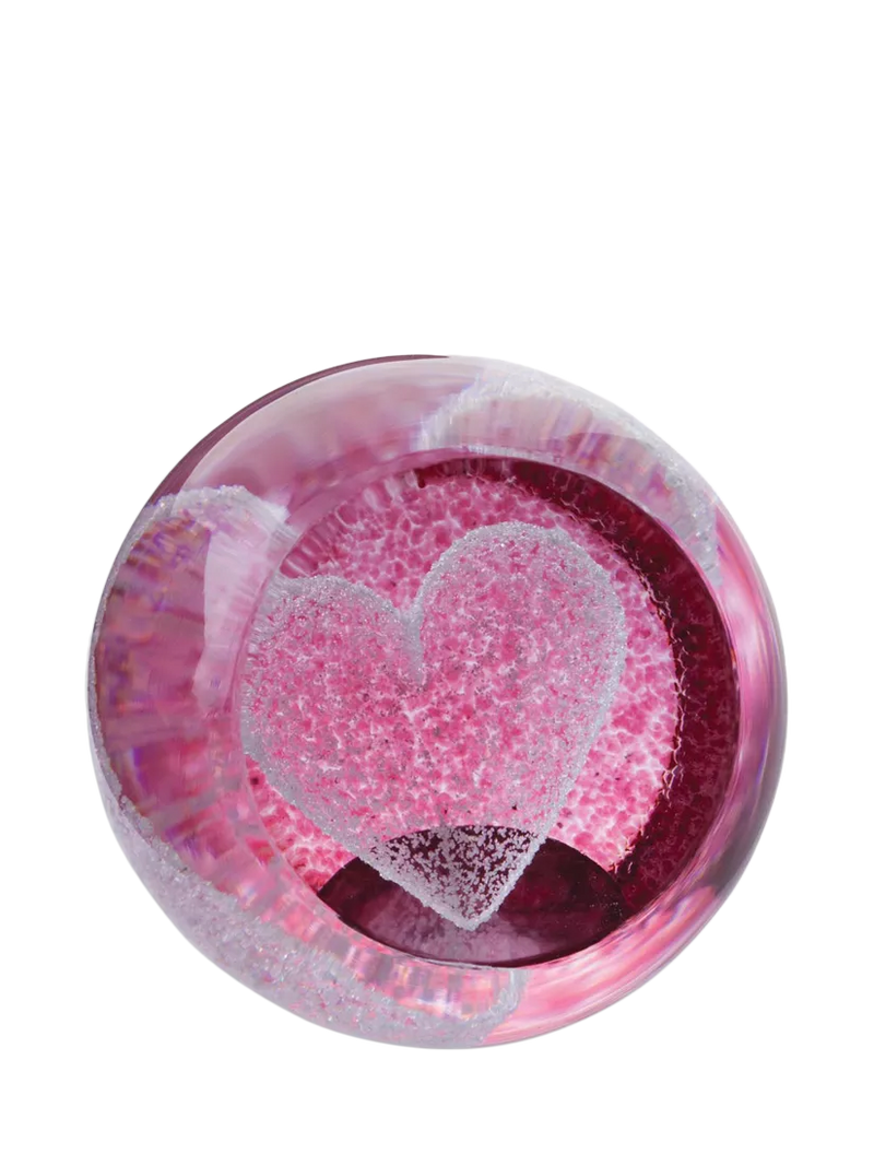 Caithness glass heart paperweight 50mm - British product