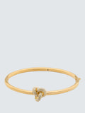 Kate Spade New York Double Knot Pave Bangle Clear Gold