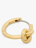 Kate Spade New York Cubic Zirconia Double Knot Huggies Gold