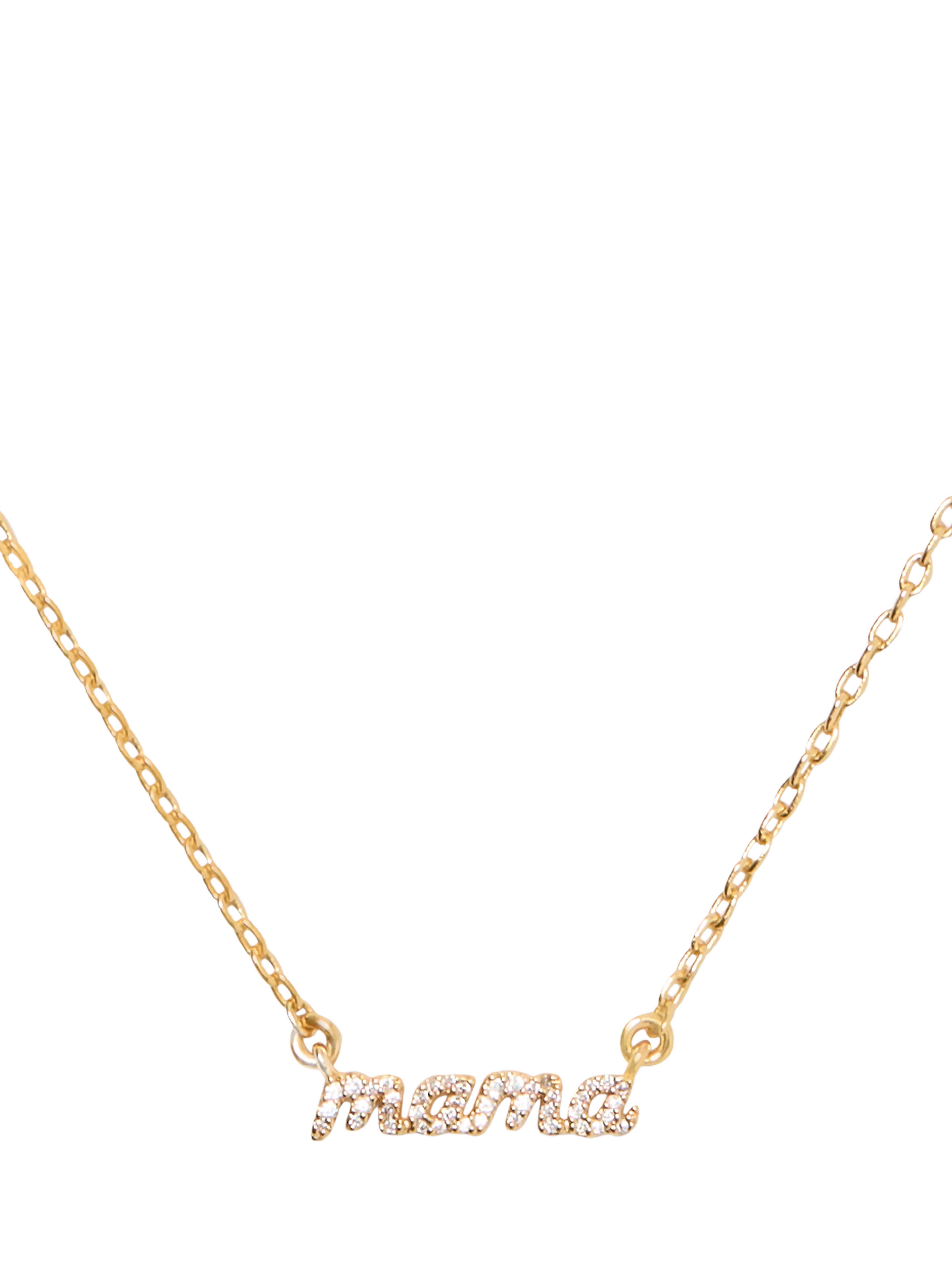 Kate Spade Mama Necklace in gold tone (British brand)