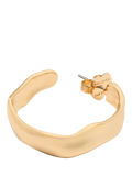 kate spade new york sculptural hoop earrings gold toned, UK version
