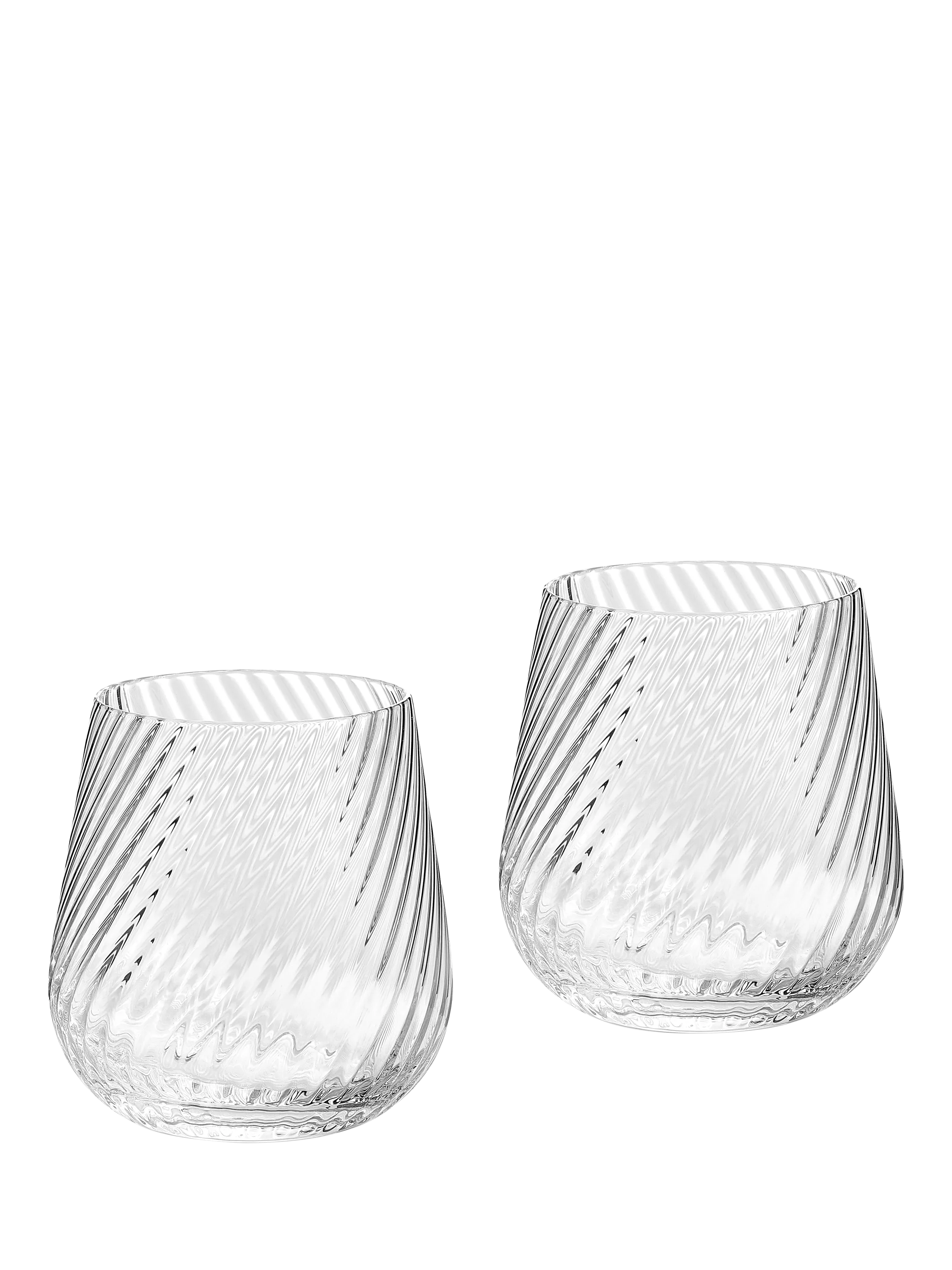 Vera Wang crystal glass tumbler set of 2 365ml - British product
