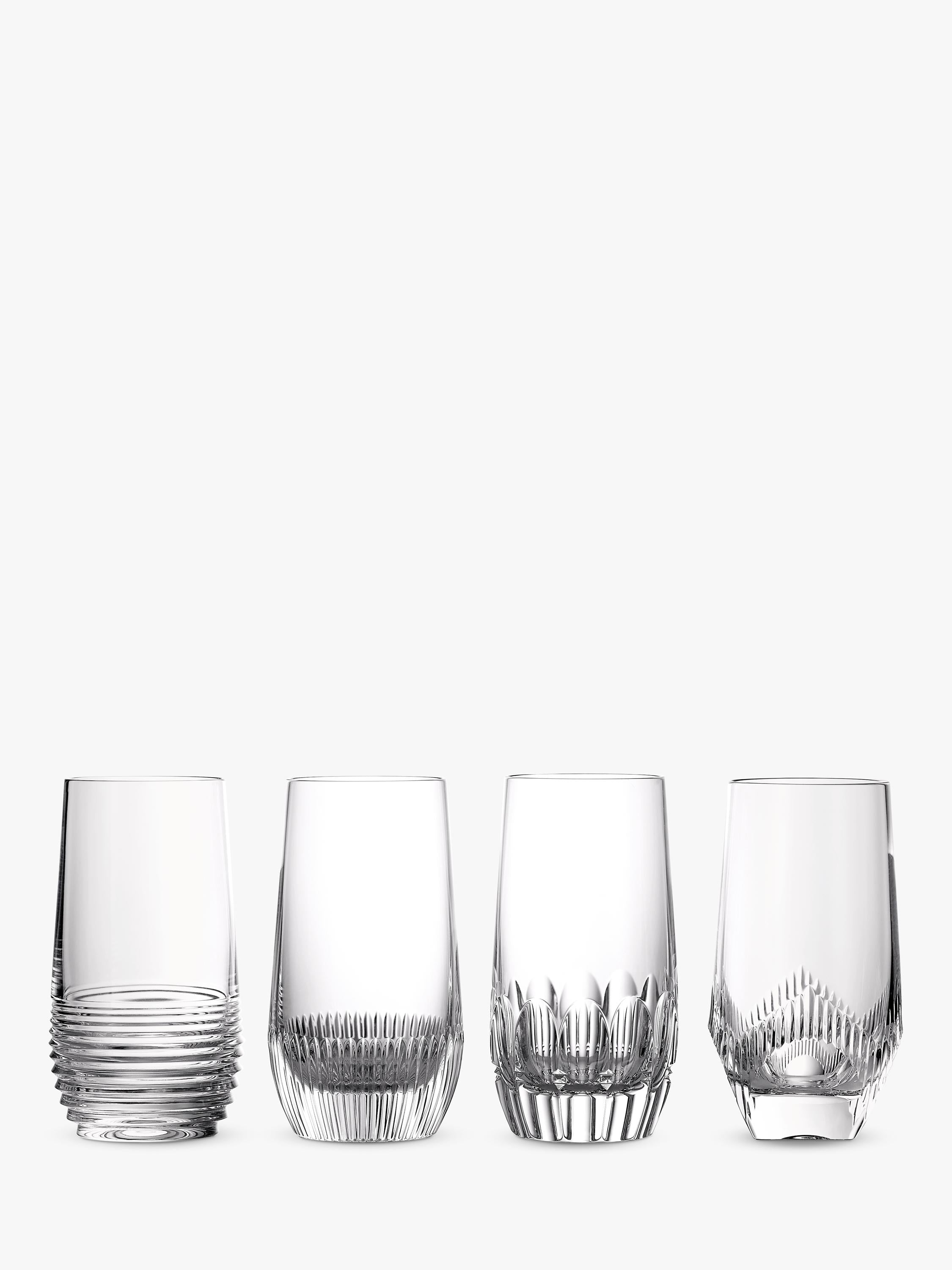 Waterford Crystal clear cut glass highball, 430ml (British brand)