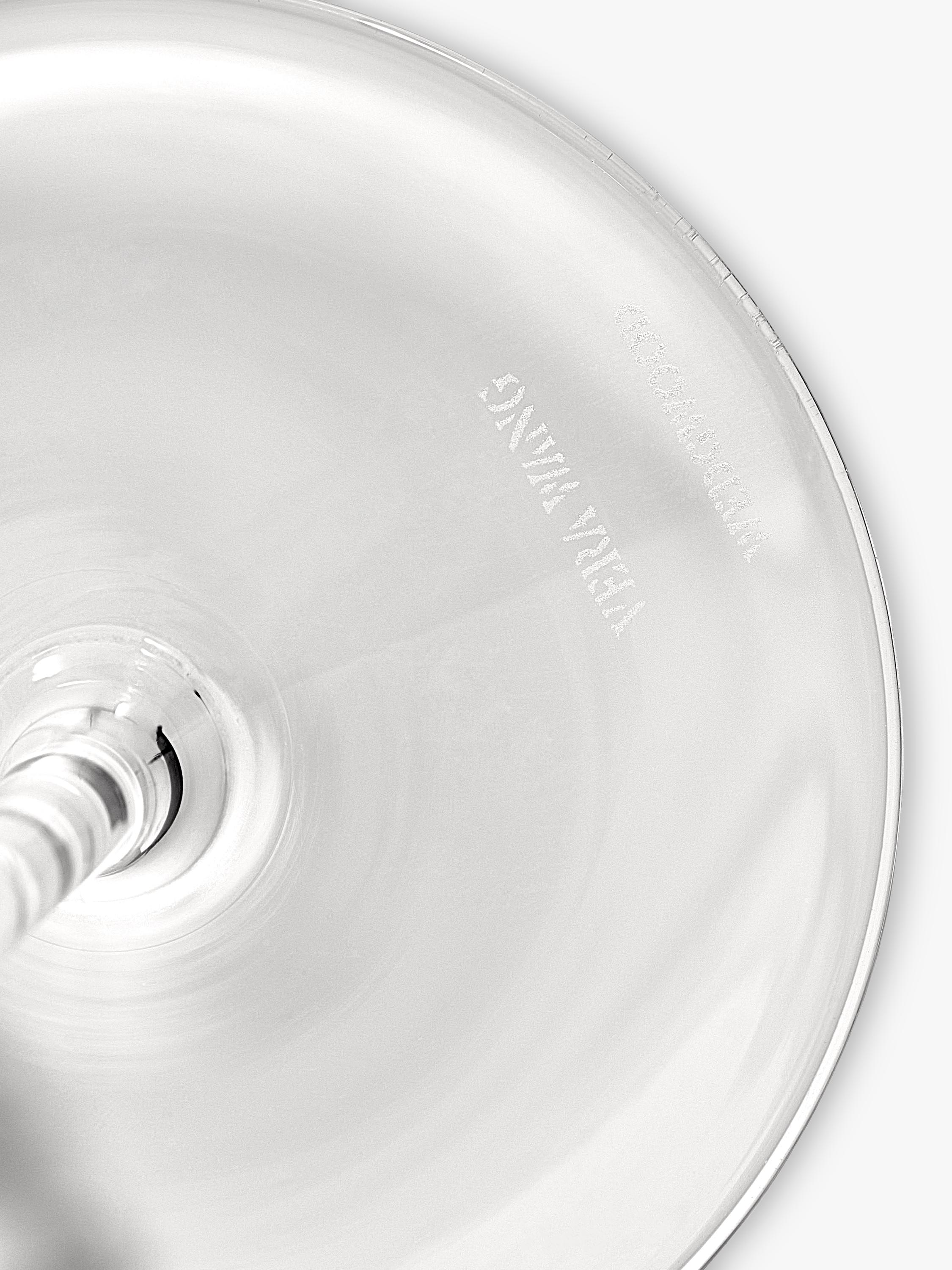 Vera Wang Swirl Crystal champagne flutes 270ml, imported from the UK