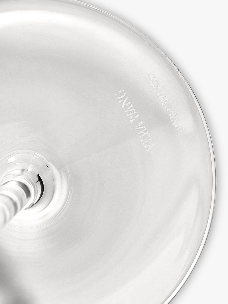 Vera Wang Swirl Crystal champagne flutes 270ml, imported from the UK