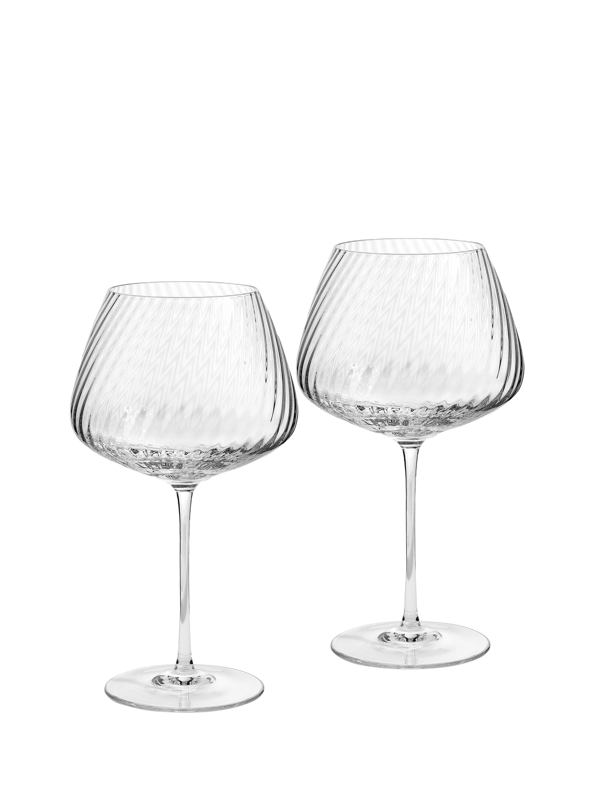 Vera Wang Swirl crystal wine glasses set of 2 690ml, UK version