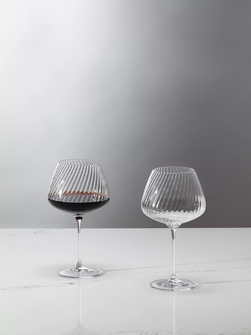 Vera Wang Swirl crystal wine glasses set of 2 690ml, UK version