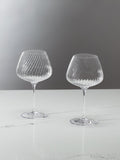 Vera Wang Swirl crystal wine glasses set of 2 690ml, UK version