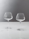 Vera Wang Swirl crystal wine glasses set of 2 690ml, UK version