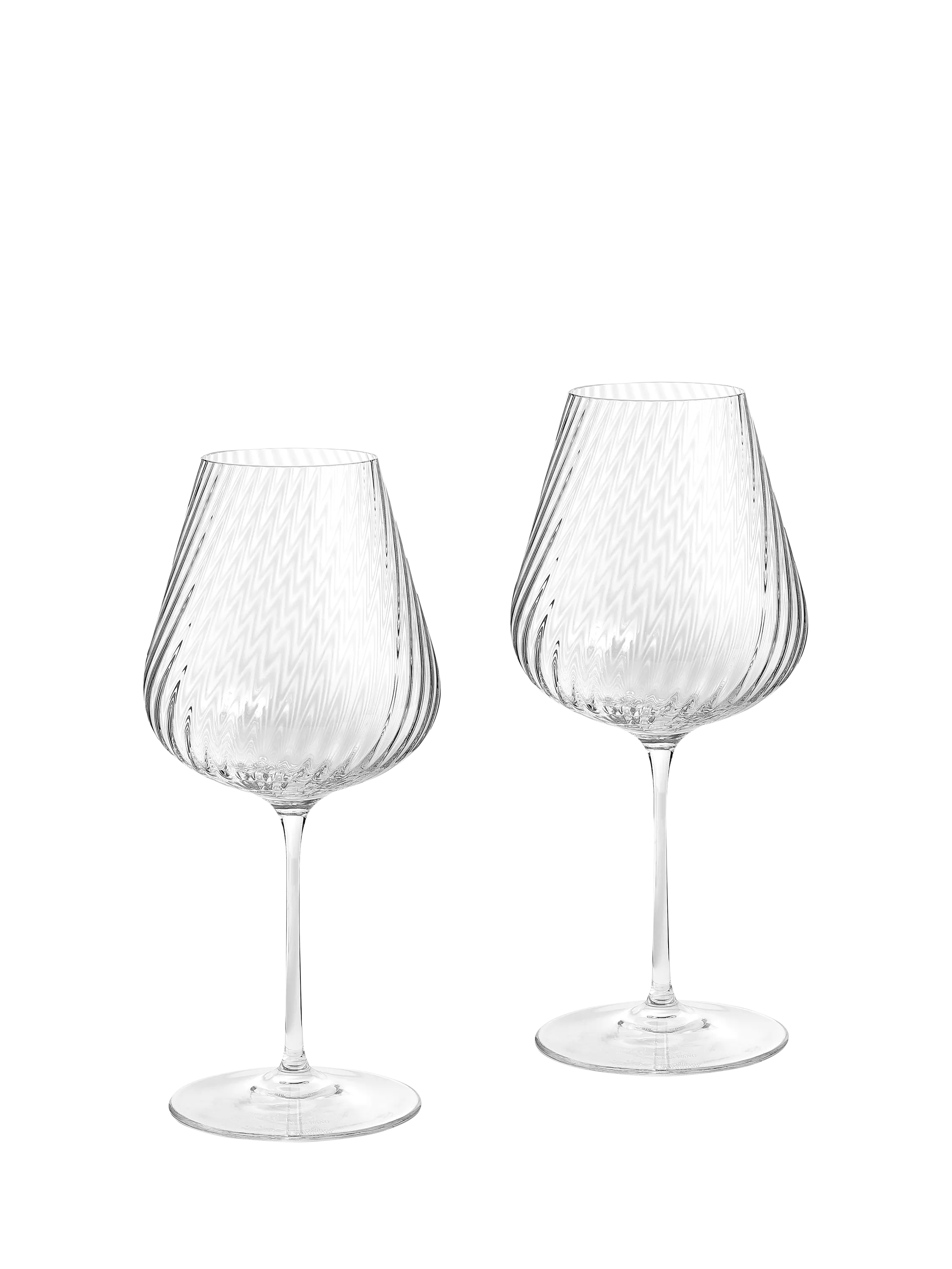 Vera Wang Swirl white wine glass set 440ml, UK version