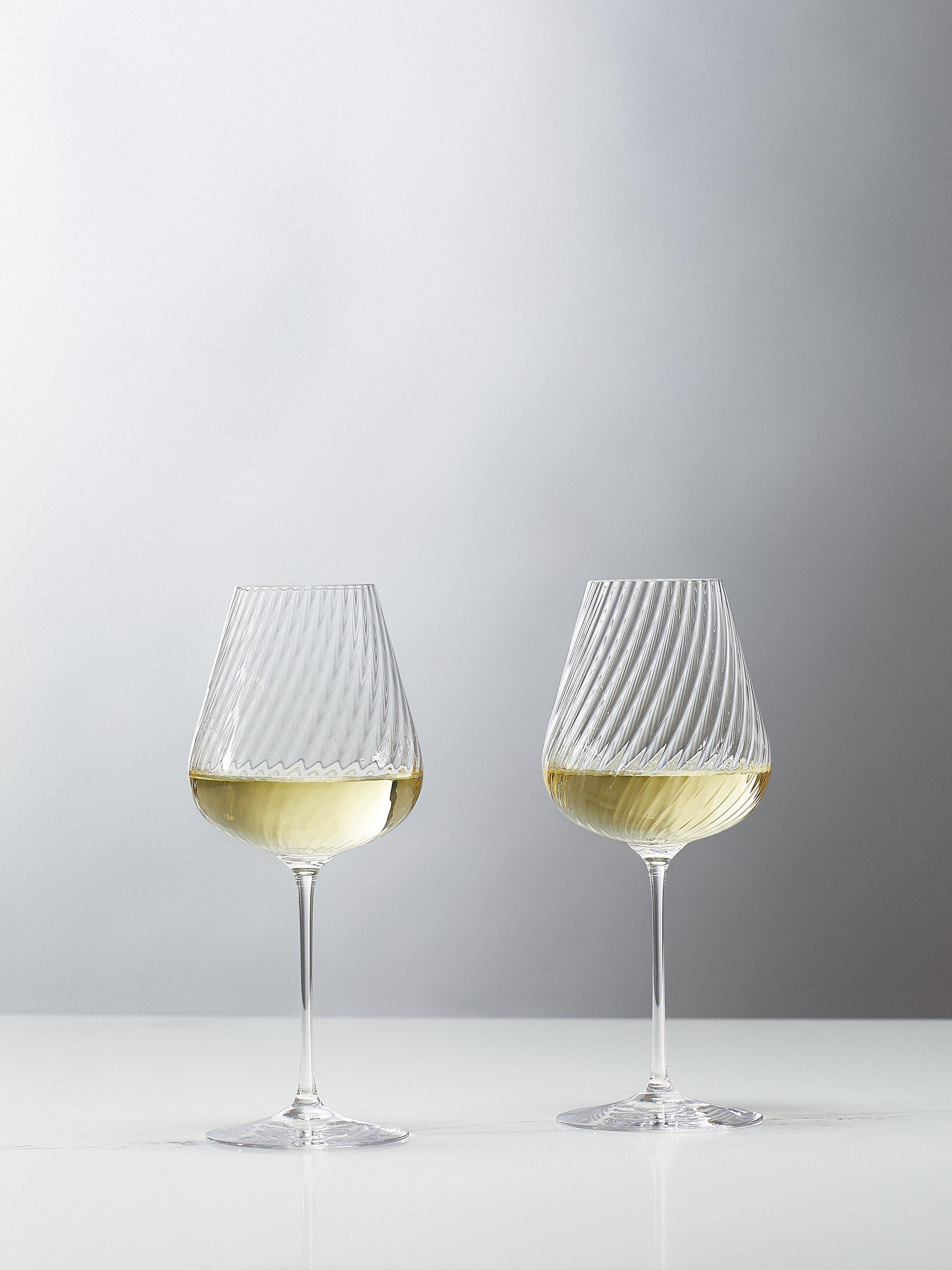 Vera Wang Swirl white wine glass set 440ml, UK version