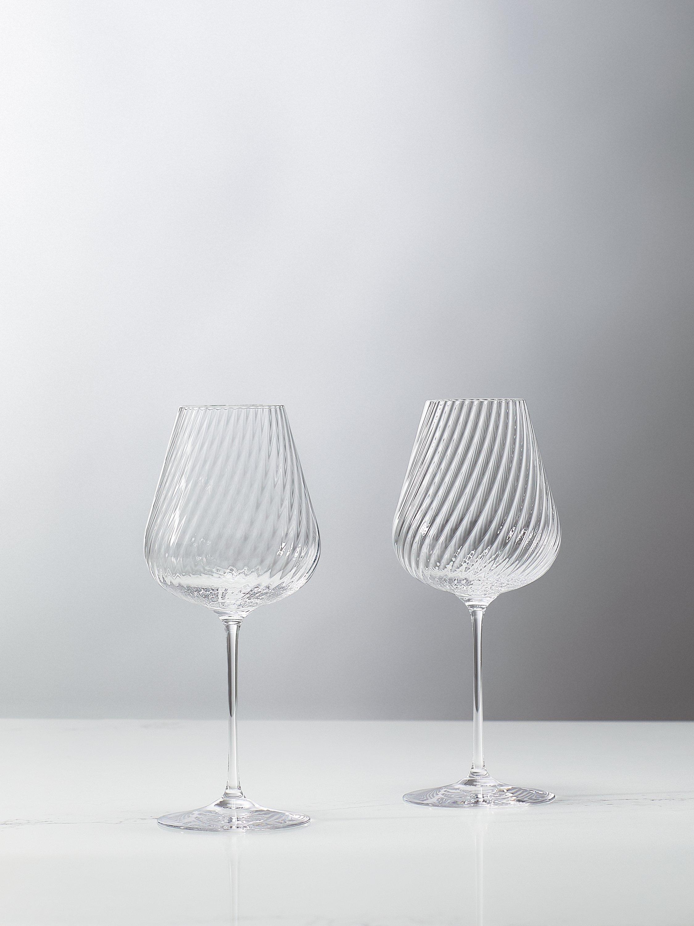 Vera Wang Swirl white wine glass set 440ml, UK version