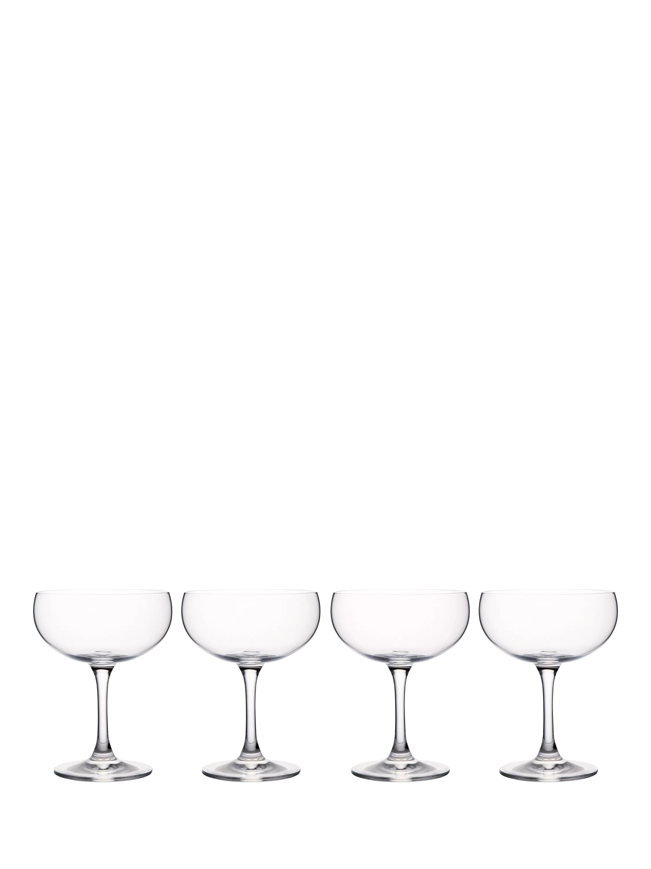 Waterford crystal clear coupe cocktail glass set of 4, 280ml (British brand)