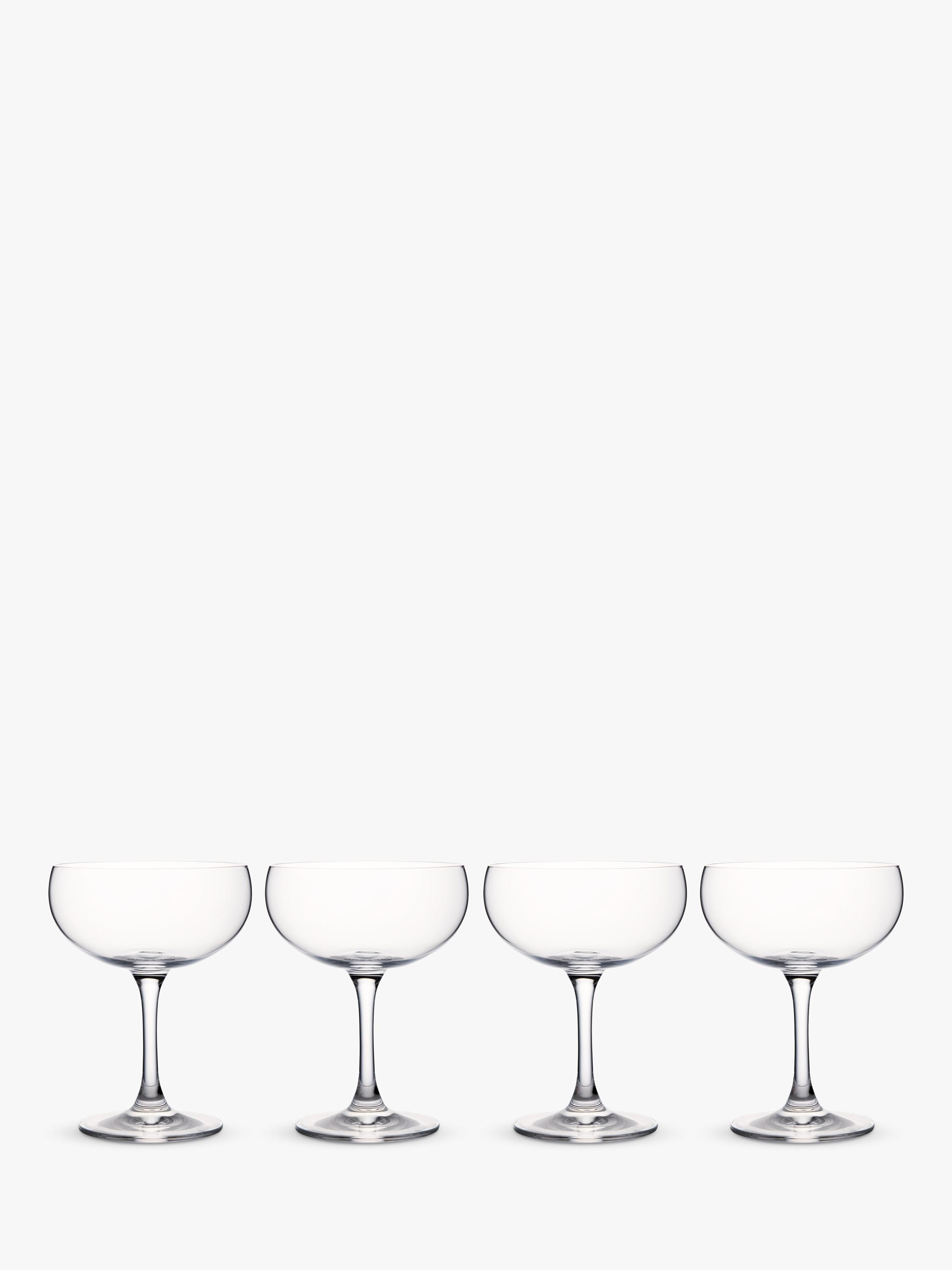Waterford crystal clear coupe cocktail glass set of 4, 280ml (British brand)