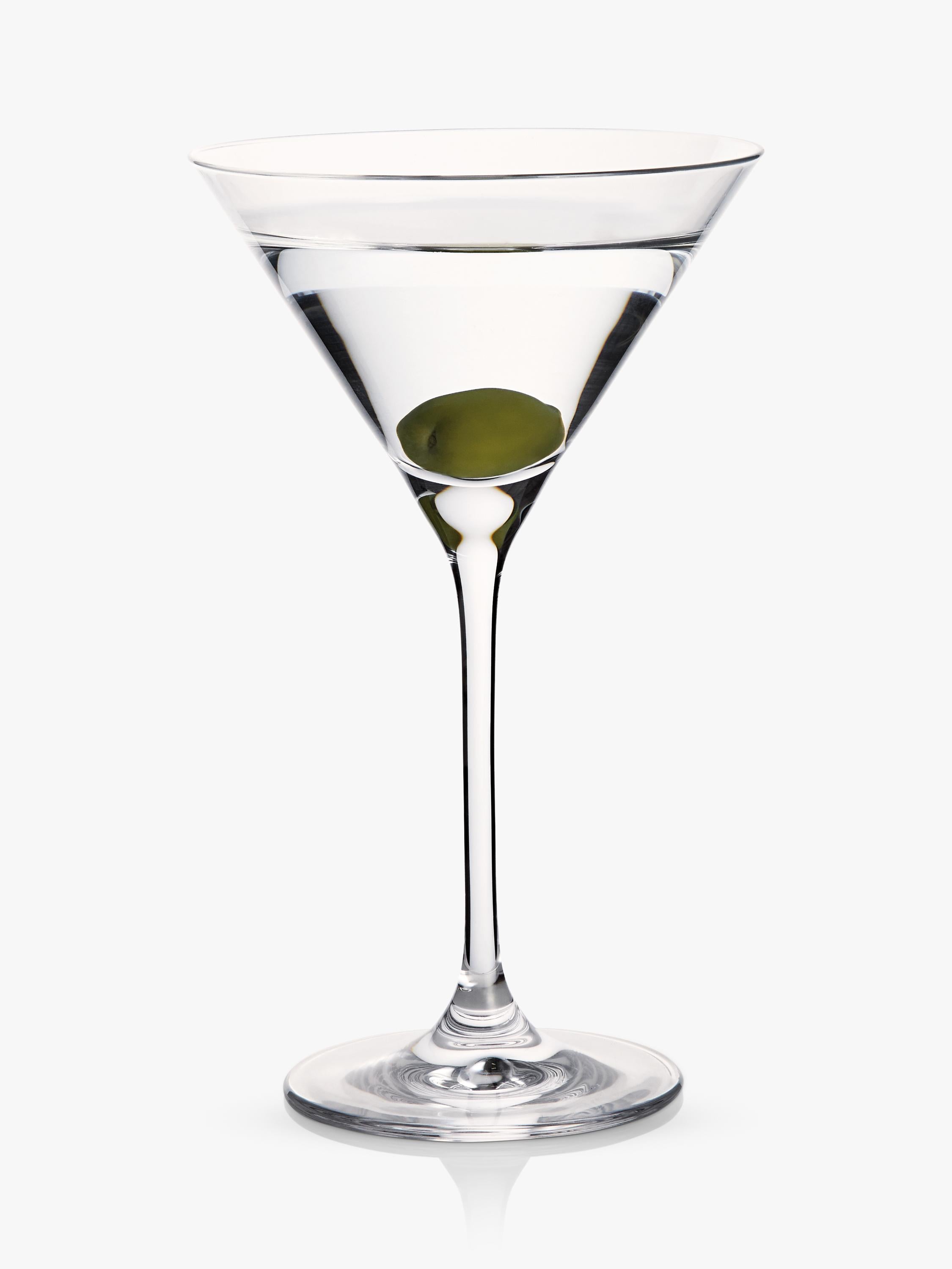 Set aus vier Waterford-Kristall-Martinigläsern, 210 ml Fassungsvermögen (britische Marke)