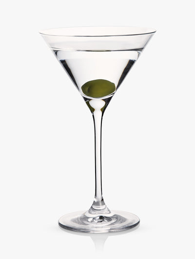 John Lewis Sett med 4 Krystall Martini Cocktail Glass, 210ml, Klar- Kjøp online på McGrocer