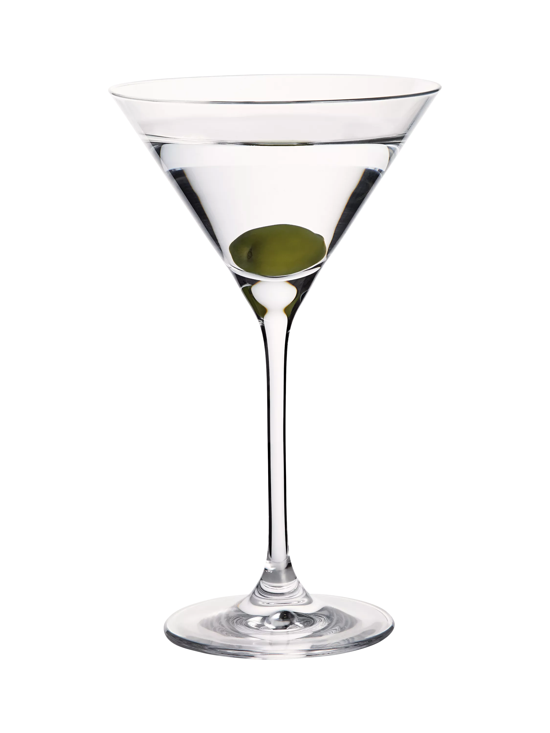 Set of four Waterford crystal martini glasses, 210ml capacity (British brand)