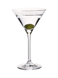 Set of four Waterford crystal martini glasses, 210ml capacity (British brand)