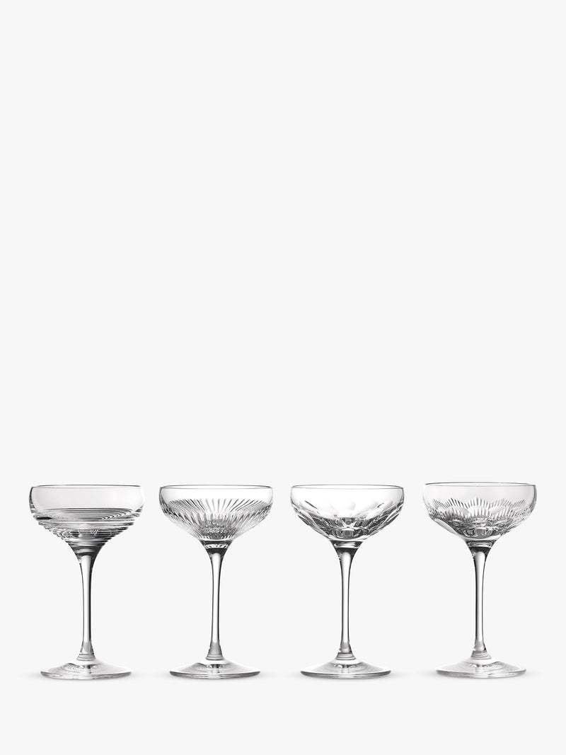 Waterford crystal coupe cocktail glass set of 4, 120ml, clear (British brand)