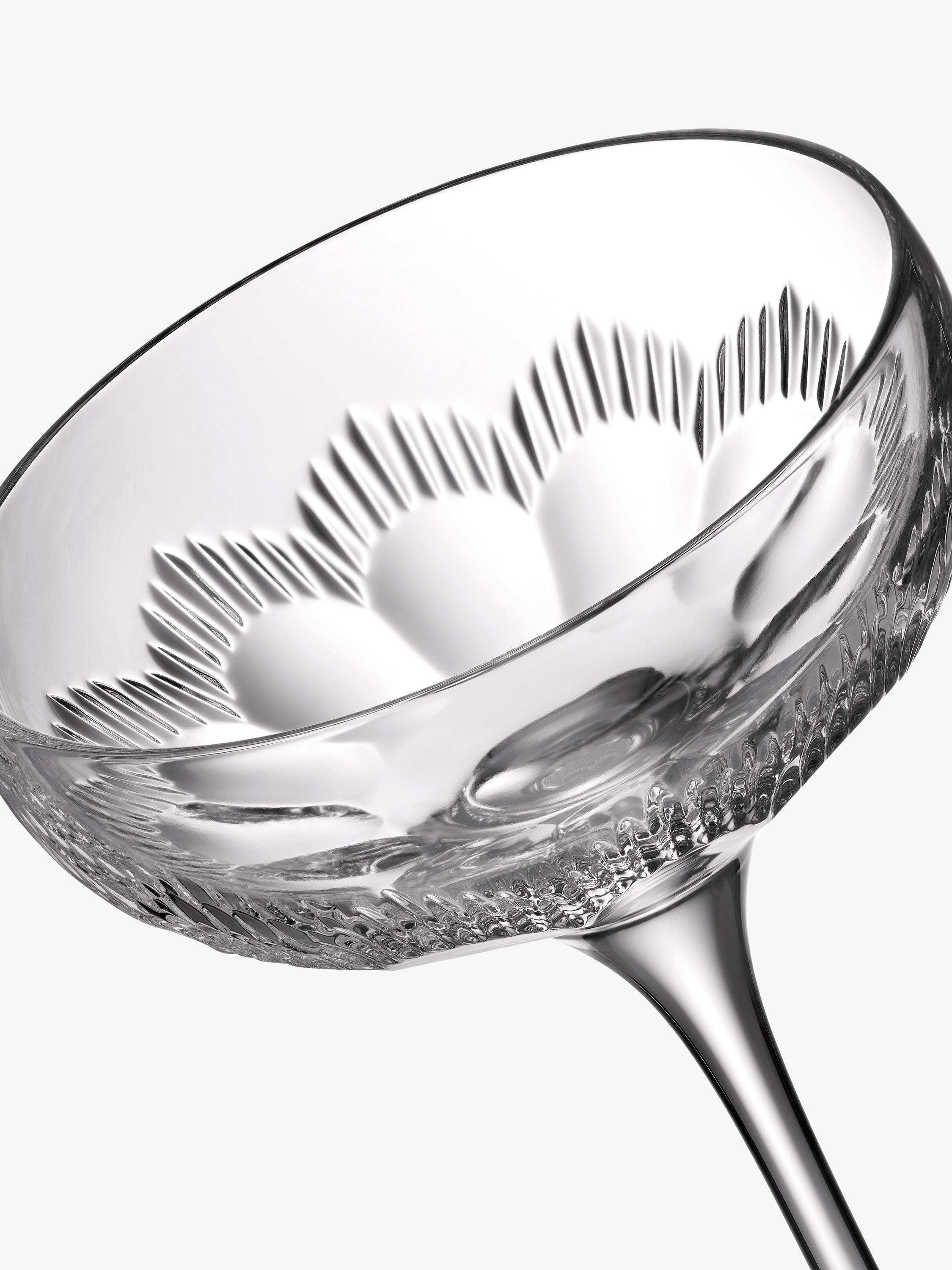 Waterford crystal coupe cocktail glass set of 4, 120ml, clear (British brand)